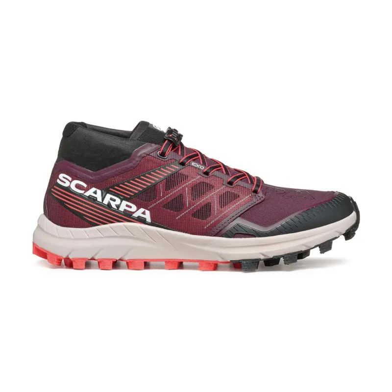 Scarpa Womens Spin ST Shoe - Russet Brown-Coral-1